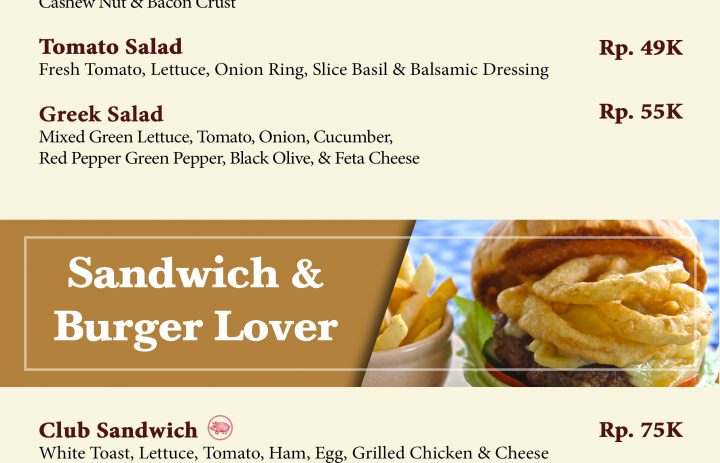  15) salad & sandwich 