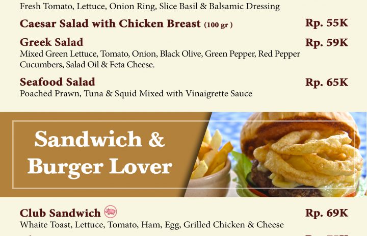  16) salad & sandwich 