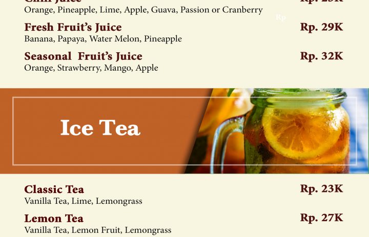  3) milkshake & ice tea 